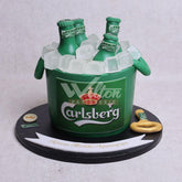 M.4.e CARLSBERG BEER - Men Birthday Cakes - WILTON PATISSERIE